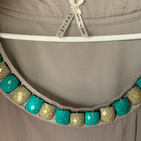 Cute party dress with beaded neckline - Picture 4 of 8